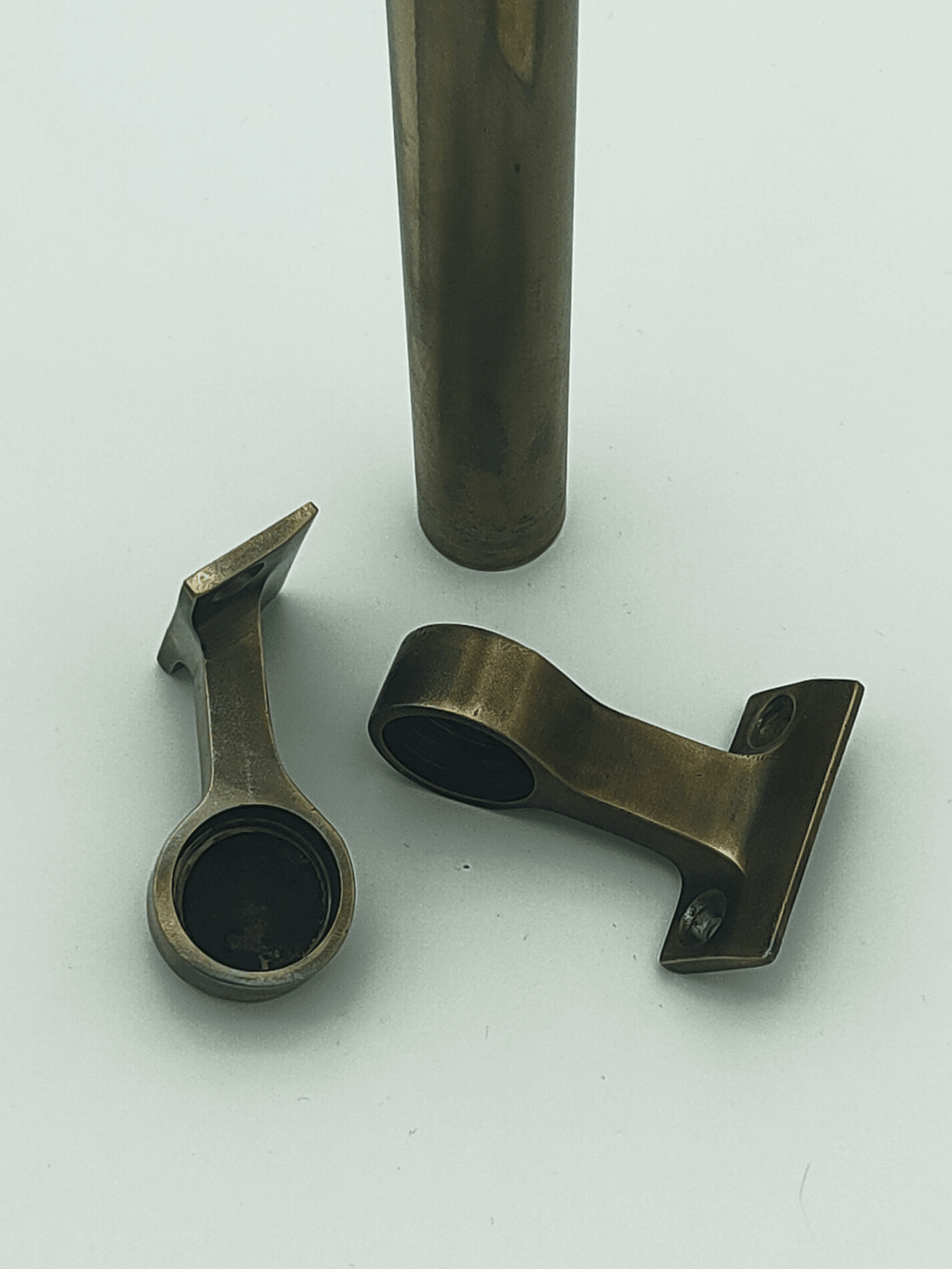 Les deux supports - Barre de tirage Art Déco