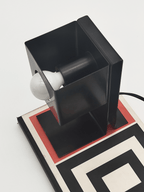 Lampe de table NTS 7, acier noir (1950s)