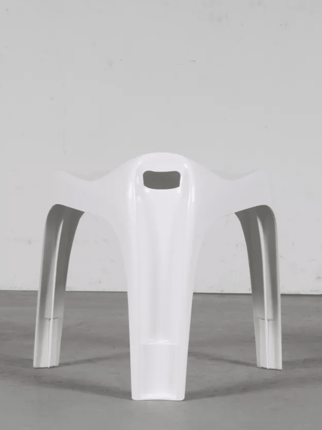 Vue arrière, poignée - Paire de tabourets Casalino