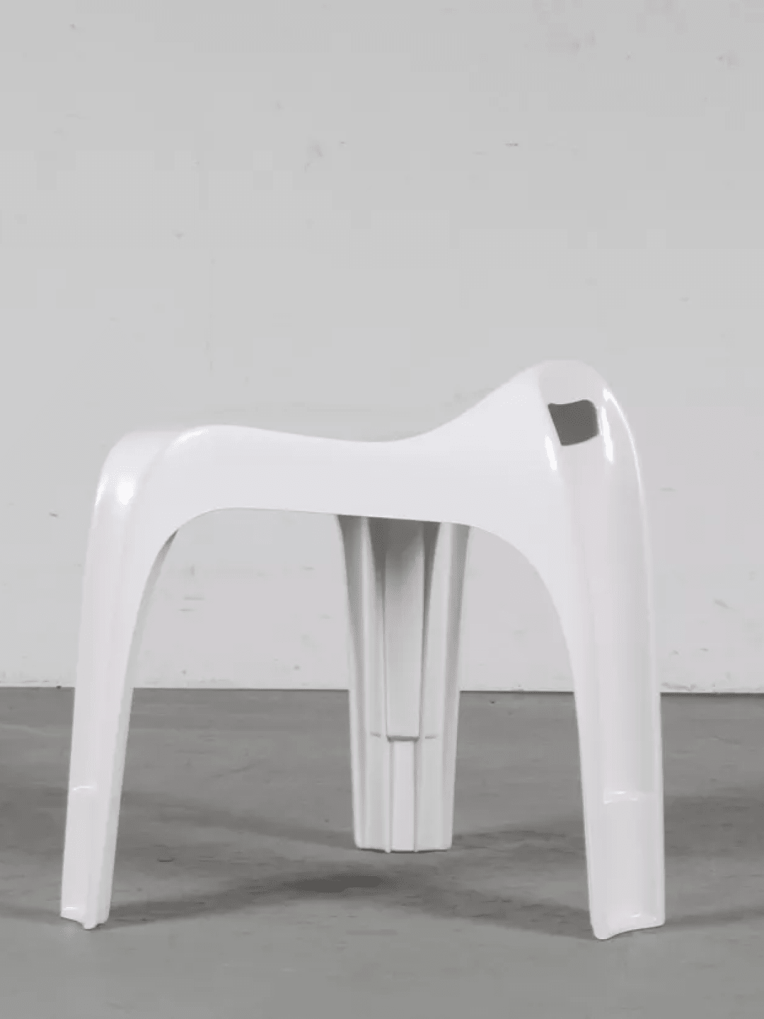 Vue de profil, marquage visible - Paire de tabourets Casalino