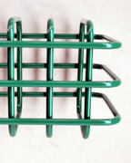Detail of the lacquered tubes - Magazine rack Gerla