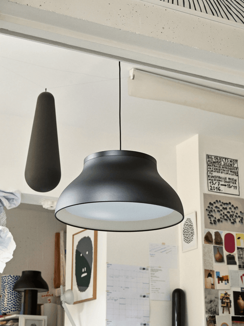 Suspension PC Pendant S, Pierre Charpin, aluminium noir (2010s)