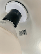 Detail of the socket and label - Semi Pendant