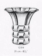 Page de catalogue d'époque, référence 1299, 21 cm - Vase Art Déco No. 1299