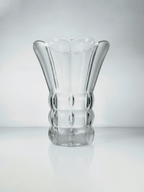 Vase Art Déco No. 1299, Feigl & Morawetz, verre pressé (1920s-1930s)